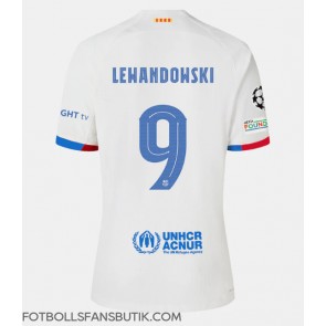 Barcelona Robert Lewandowski #9 Replika Bortatröja 2023-24 Kortärmad